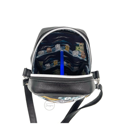 Hitchhiking Ghosts Coffin Crossbody Bag