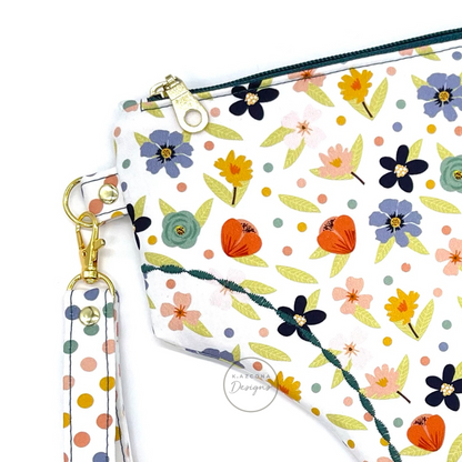 Floral Panty Wristlet