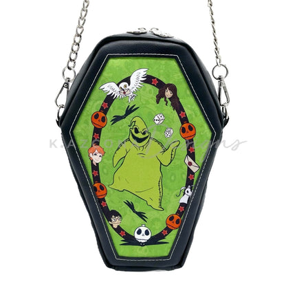Wizard Boogie Man Coffin Crossbody Bag