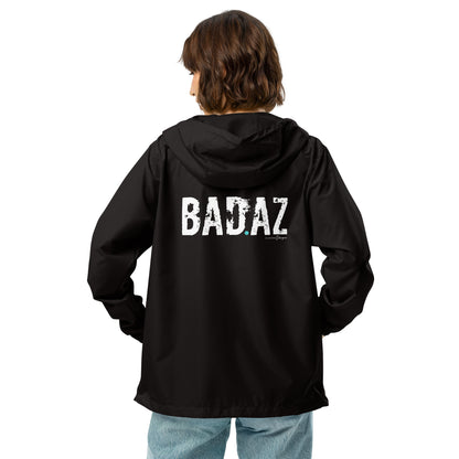 BAD.AZ Unisex Lightweight Zip Up Windbreaker