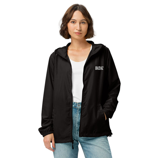 BAD.AZ Unisex Lightweight Zip Up Windbreaker